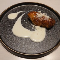 Pluie dete - これが私は美味しかったな♪グラタンパイ包み❤️ドライトマトに,ブロッコリーに[姪はキャベツ?と言ってたけど](≧▽≦)