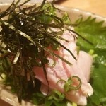 焼鳥 みずき - 3500円コースのコース・湯引き
                                