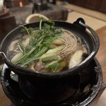 郷土酒亭 元祖 炉ばた - セリ鍋　ハーフ
