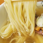らーめん 又右衛門 - 麺リフト(菅野製麺特製中細ストレート)