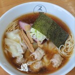 らーめん 又右衛門 - 醤油ワンタン麺