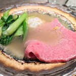 289872394 - 松阪牛イチボと伊勢海老のしゃぶしゃぶ