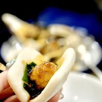 しんせらてぃ - 牡蠣とニラの辛し炒め