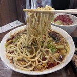 濃菜麺 井の庄 - 太麺