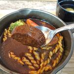 洋食屋 銀座ランプ亭 - 牛タンシチュー1,400円（ご飯、生卵おかわり無料、テイクアウトコーヒー無料）