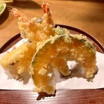 安楽子 - 天ぷら盛合せ