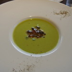 祇園 Abbesses - （2014年7月）グリンピースの冷製スープ