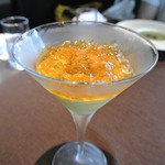 祇園 Abbesses - （2014年7月）雲丹と人参のムース　コンソメジュレ添え
      