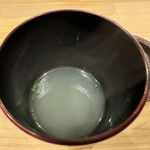 鮨桂太 - ホタテのヒモで出汁をとったお吸い物