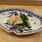 鮨桂太 - 平貝と菜の花