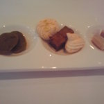 ラトラス - プティフル(抹茶のマドレーヌ、メレンゲとブラウニー、生キャラメル )