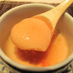 中村孝明 - 山芋茶碗蒸し梅肉餡。