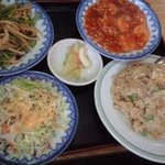 中国料理 絹路 - ①セット　１１５０円