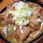 のんき - 冬季限定、数量限定の煮込みです。これがまたシロたっぷりでぶりんぶりんです！