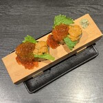 竹乃屋 - 寿司イクラウニこぼれ    319円(税込)×2