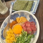 すし居酒屋 海の幸 - 混ぜて海苔巻き(名前出てきません)