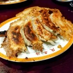 南総 食と肴 もへじ - 南総ポークの羽根付き餃子