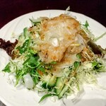 南総 食と肴 もへじ - グリーンサラダ 大（和風ドレッシング）