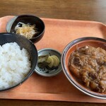 ふじた食堂 - 料理写真:肉どうふ定食¥850