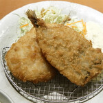 kawara CAFE＆DINING - 自家製タルタルソースのアジフライ定食