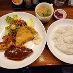 レストラン カマヘイ - 日替りランチ(3種の盛合せ)