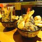 天丼専門 銀座いつき - 上天丼、特上天丼