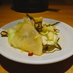 天丼専門 銀座いつき - お漬物