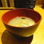天丼専門 銀座いつき - お味噌汁