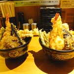 天丼専門 銀座いつき - 上天丼、特上天丼