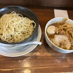 麺匠 大黒 - 味噌つけ麺 中盛り（無料） 極太麺 Xフォロワーサービス メンマ増量♪ 100円off券で900円♪コスパ満点^ ^