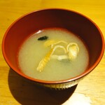 天丼専門 銀座いつき - お味噌汁