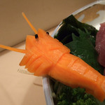 瀬戸際 - 人参で伊勢エビ