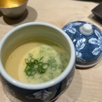 鮨 若尊 - シャリ入り茶碗蒸し