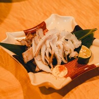 対馬のどぐろとイカ活き造り 博多 魚蔵 都ホテル店 - 