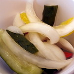 cafe ぷちり～べ - 追加のピクルス（100ｇ100円）