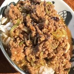 麺屋 丸福 - 〆はライスにかけてのスパイシーテリまぜ丼⁉️