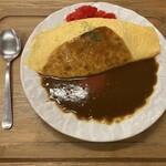 益正 天神うまか横丁店 - チーズオムライスカレー