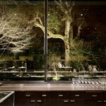 アルカナイズ - カウンター席からの窓景