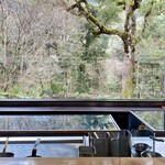 アルカナイズ - カウンター席からの窓景