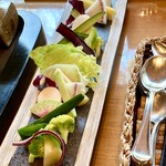 アルカナイズ - 季節野菜のサラダ ディップ・ドレッシング（アンチョビ チーズ ベジパウダー）