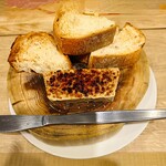 Italian table BENCIA - 白レバーテリーヌ