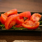 もんじゃ 大樹 - トマトサラダ