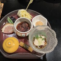 かんない 諸星 - 前菜八寸　五添盛り