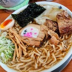 ラーメン金子 - 中華そば(大)?!400g！大丈夫(((o(*ﾟ▽ﾟ*)o)))?!