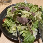 京の里久 - 3,500円コース仙台牛タン入りチョレギサラダ