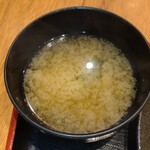 串かつ でんがな - 味噌汁