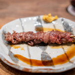 鳥茂 - 牛大トロ焼き