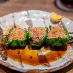 鳥茂 - ピーマン肉詰め