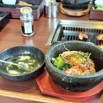京昌園別館 - 石焼ビビンバとスープが付きます