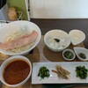 とまとうどんとお食事 花の飯屋 - トマトうどん　出汁茶漬けセット